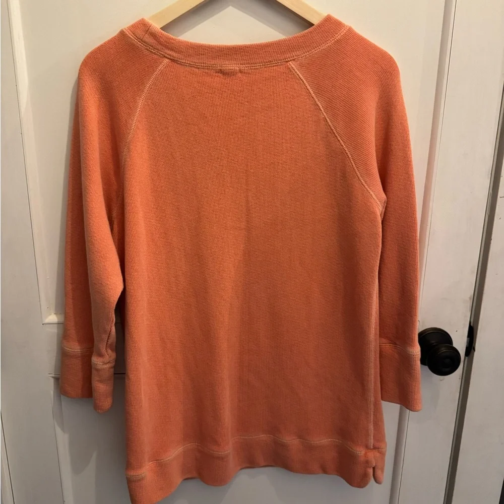 J. Crew Women's Coral Crew Neck Sweater